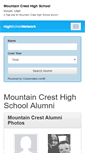 Mobile Screenshot of mountaincresthighschool.org